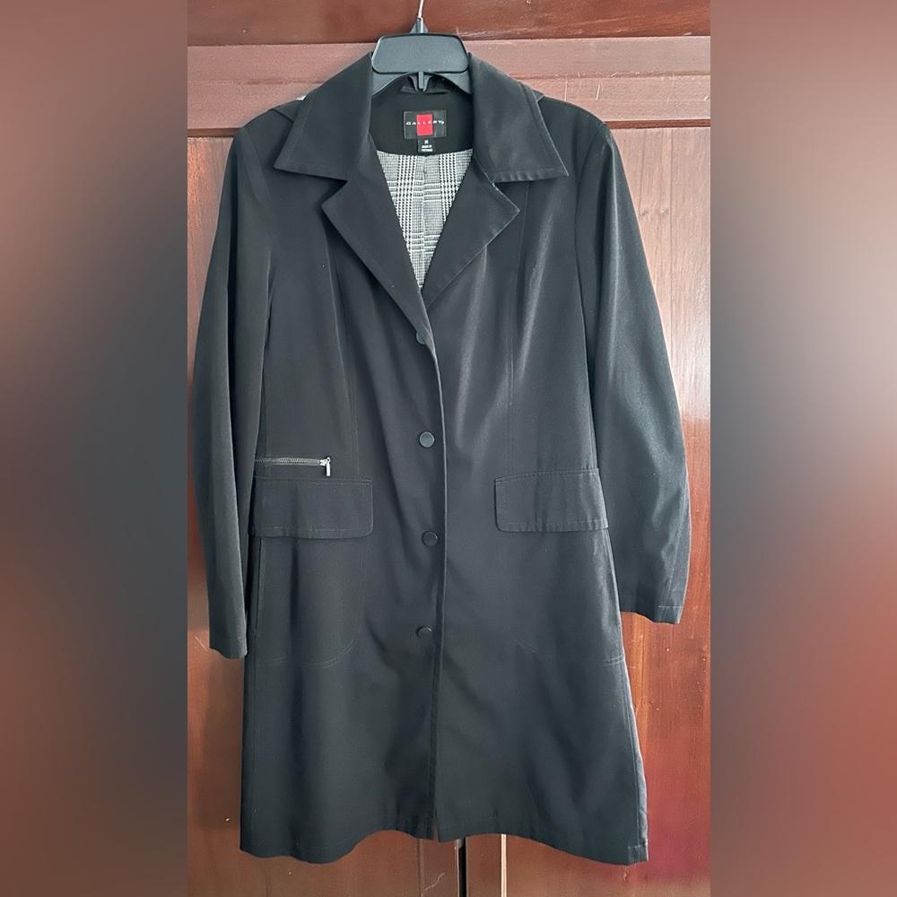 Classic Black Women's Trench Coat